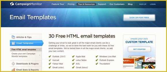 Html Newsletter Templates Free Download Of Sample Email Templates Free themes Seo