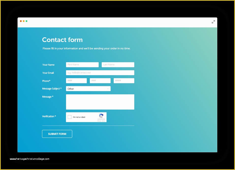 Html Web Application Templates Free Download Of PHP form Builder with Drag & Drop Editor