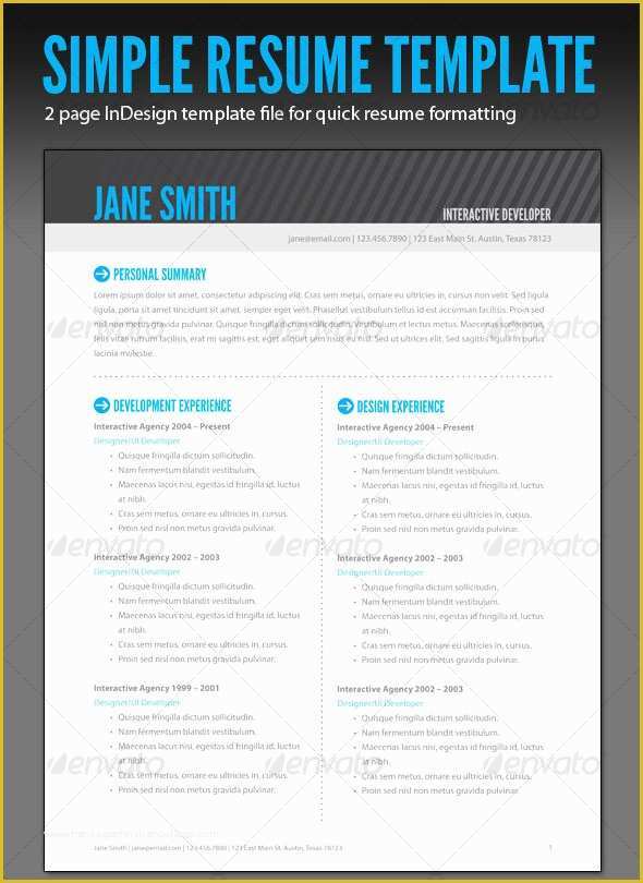 Indesign Resume Template Free Download Of 15 Shop & Indesign Cv Resume Templates