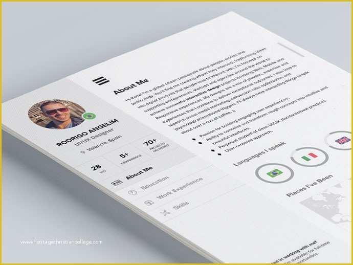 Indesign Resume Template Free Download Of 28 Free Cv Resume Templates HTML Psd & Indesign – Web