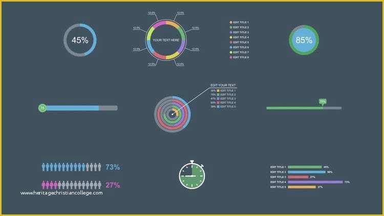 Infographic Template after Effects Free Of Flat Infographic Elements after Effects Templates