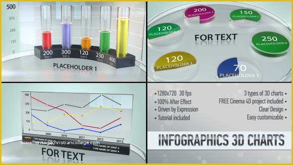 Infographic Template after Effects Free Of Infographics 3d Charts by Nz0301