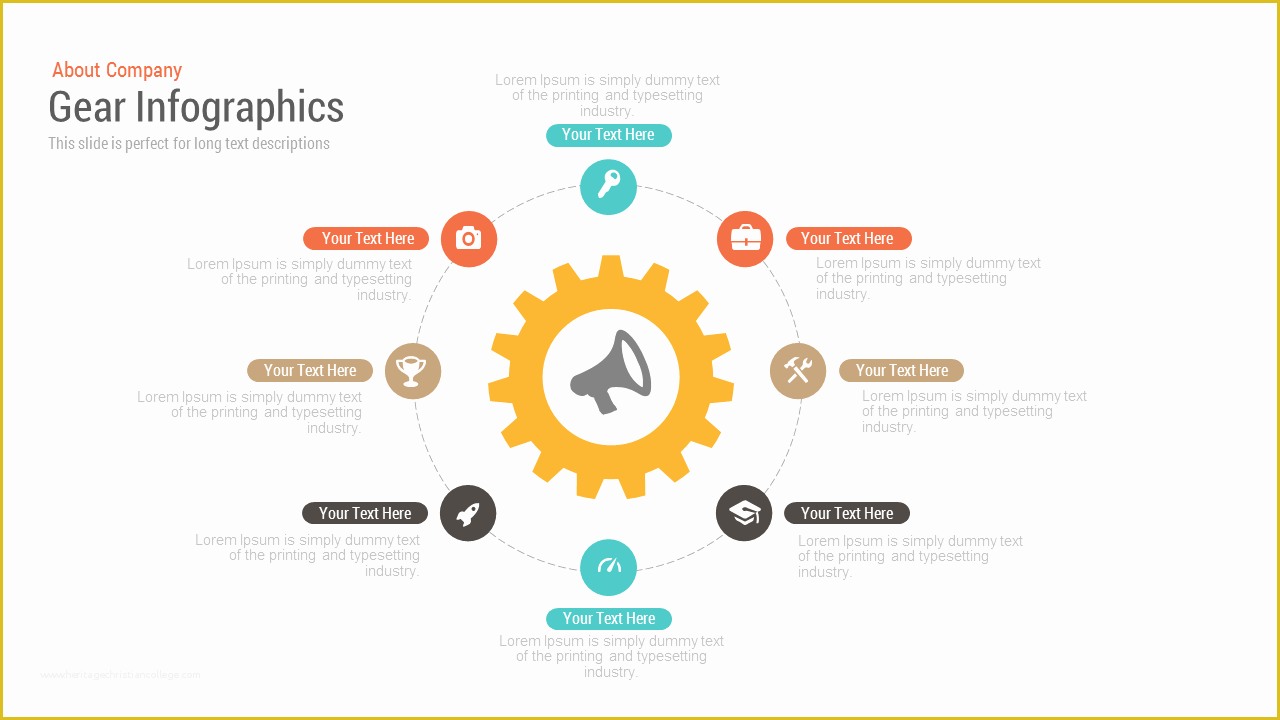 Infographic Template Powerpoint Free Of Free Infographics Gear Powerpoint Templates and Keynote