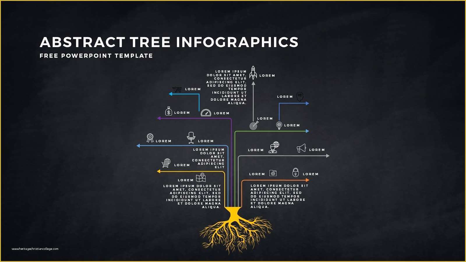 Infographic Template Powerpoint Free Of Free Tree Powerpoint Template with Infographic Elements