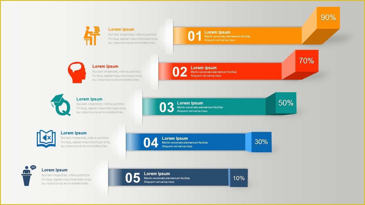 Infographic Template Powerpoint Free Of Horizontal Shelves Powerpoint Infographics