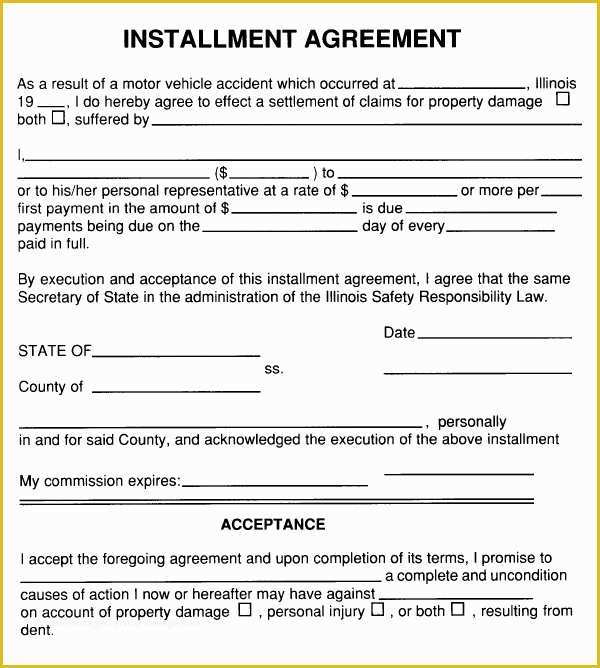 Installment Agreement Template Free Of 6 Sample Installment Agreement Installment Agreement Template Free Of 6 Sample Installment Agreement