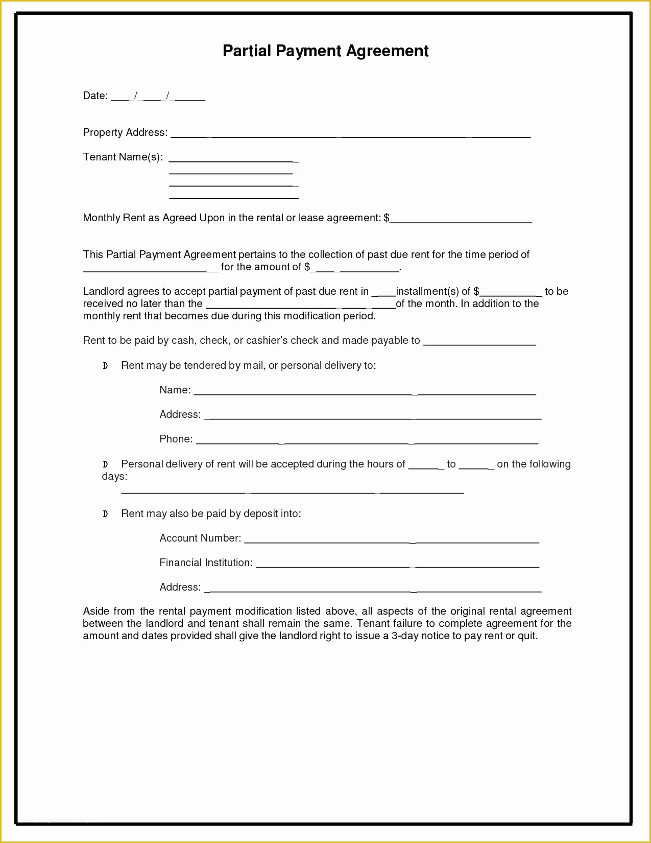 Installment Agreement Template Free Of 8 Best Of Installment Payment Agreement Template