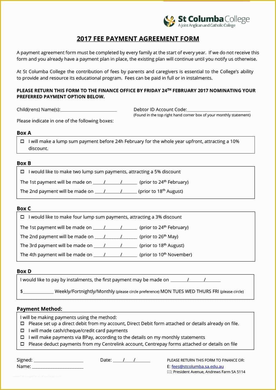 Installment Agreement Template Free Of Payment Agreement 40 Templates &amp; Contracts Template Lab