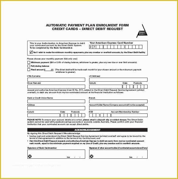 Installment Agreement Template Free Of Payment Plan Agreement Template 12 Free Word Pdf