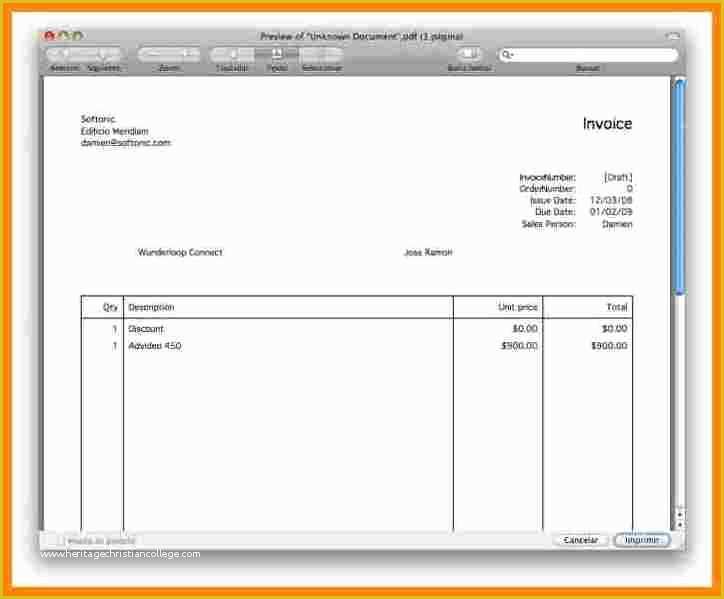 Invoice Template Mac Free Download Of 7 Invoice Templates for Mac