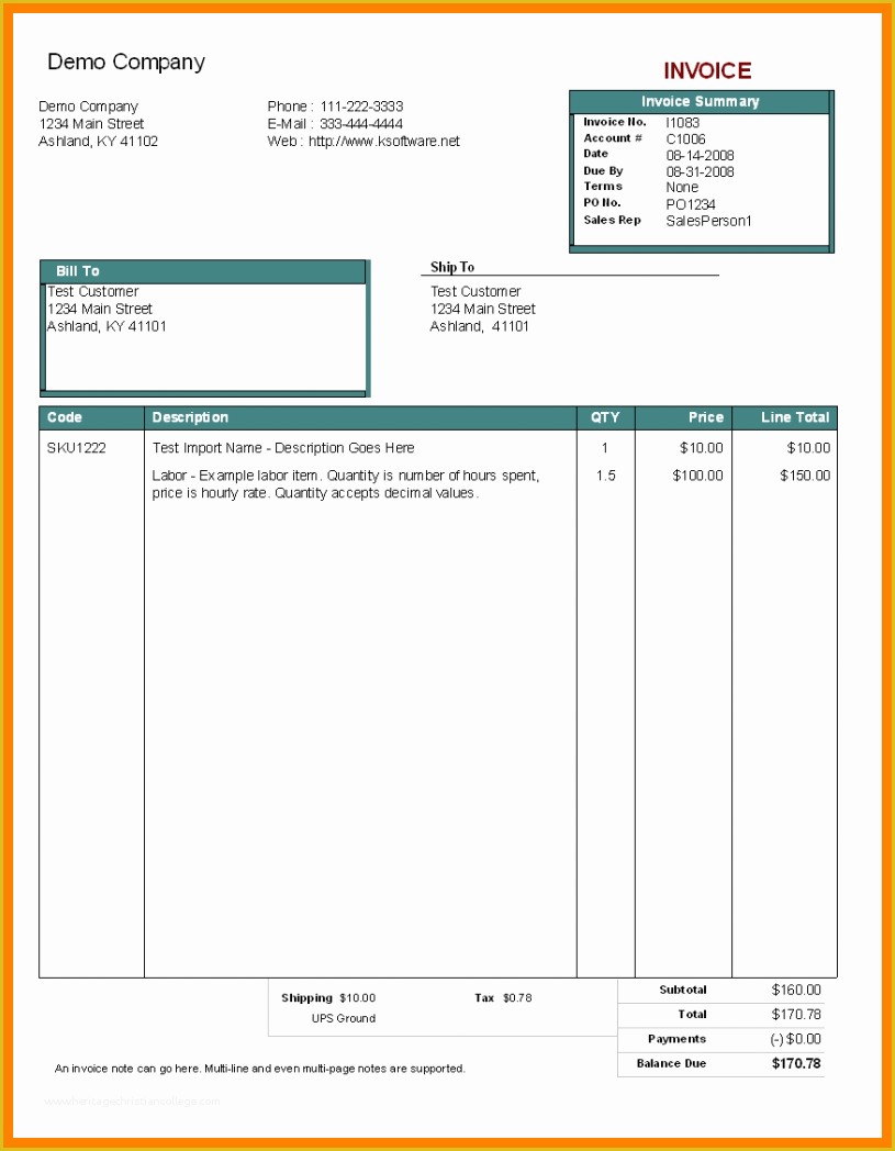 Invoice Template Mac Free Download Of Free Invoice Template for Mac Textedit
