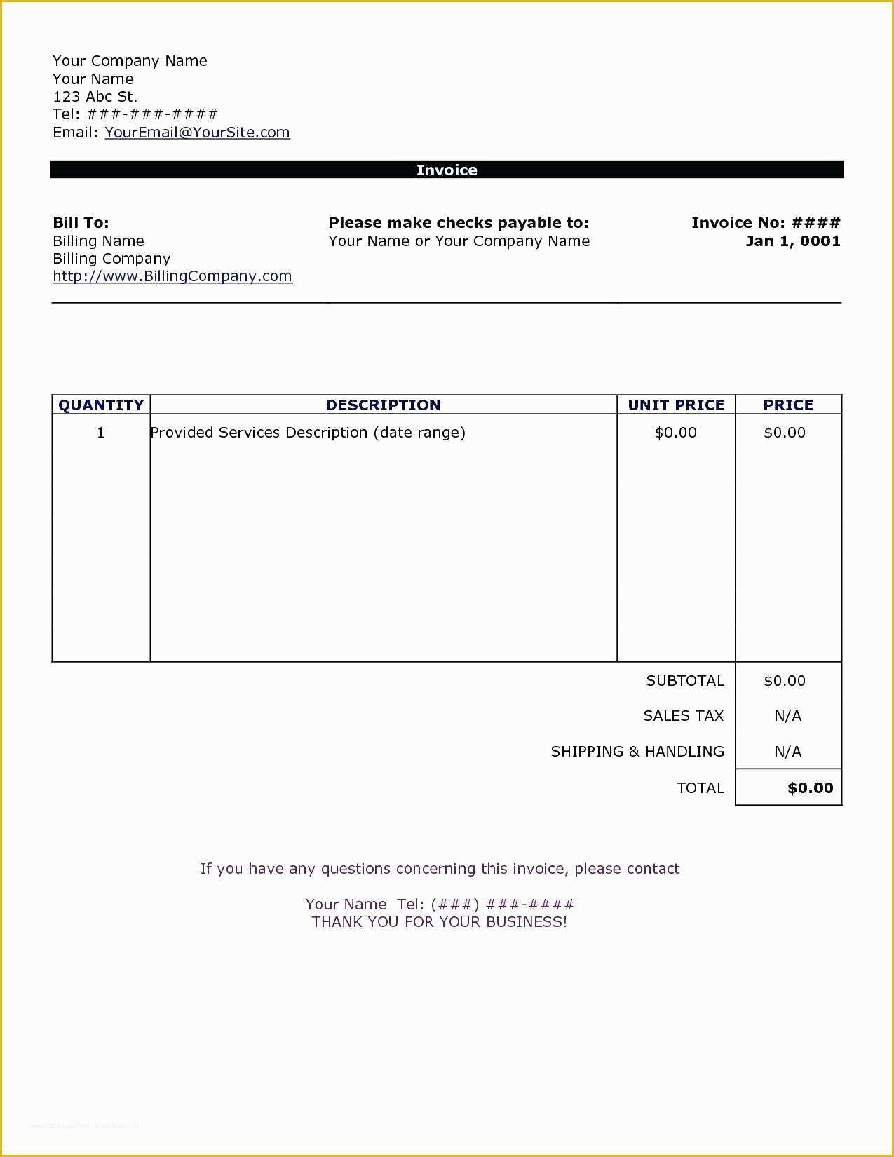 Invoice Template Mac Free Download Of Template Excell Invoice Template Mac Templates Co Excel