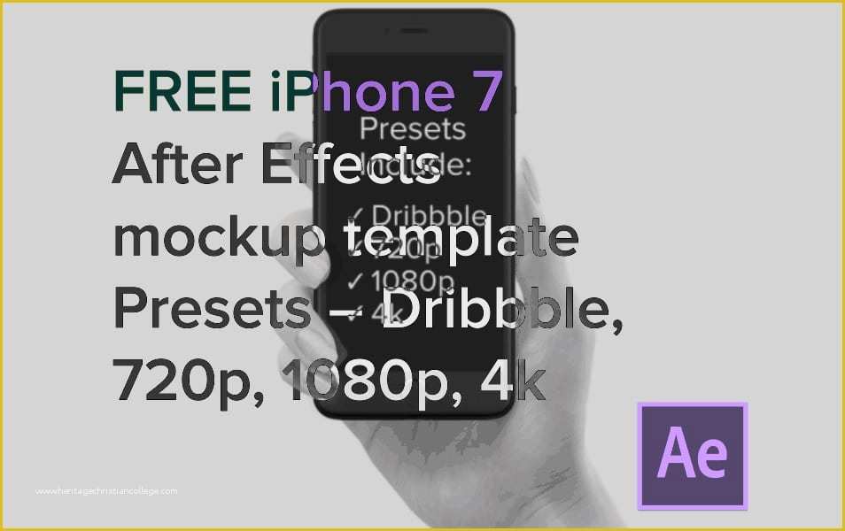iPhone 6 after Effects Template Free Of 50 iPhone 7 Mockup Designs Css Author