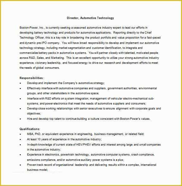 Job Description Template Free Word Of General Manager Job Description Template 8 Free Word