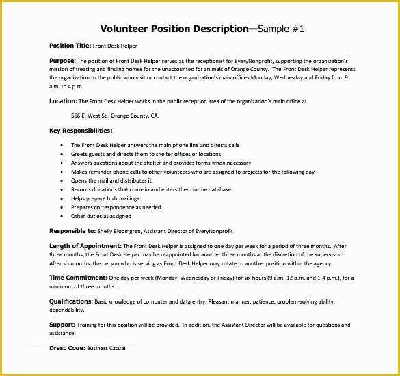 Job Description Template Free Word Of Roles and Responsibilities Chart Word Templates Job