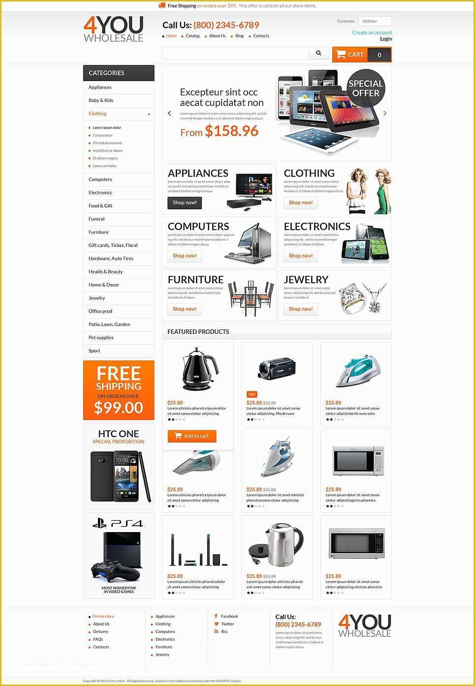 Joomla Shopping Cart Template Free Download Of 35 Best Responsive Virtuemart 3 Joomla Templates for