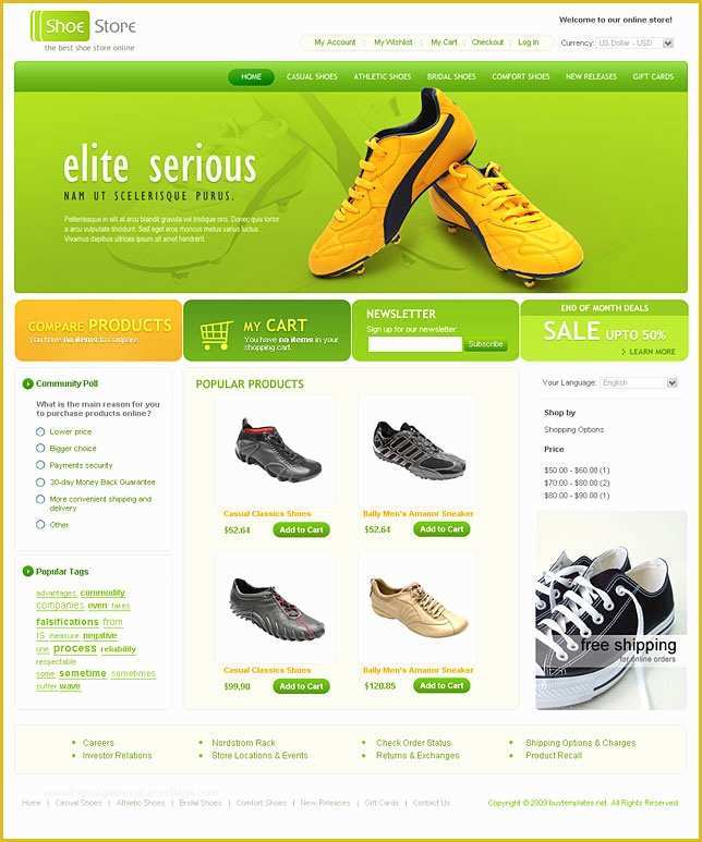 Joomla Shopping Cart Template Free Download Of Joomla E Merce Website Examples