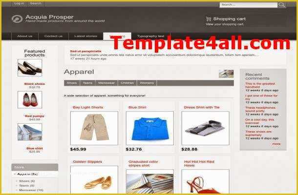 Joomla Shopping Cart Template Free Download Of Shopping Cart Joomla theme Free Download