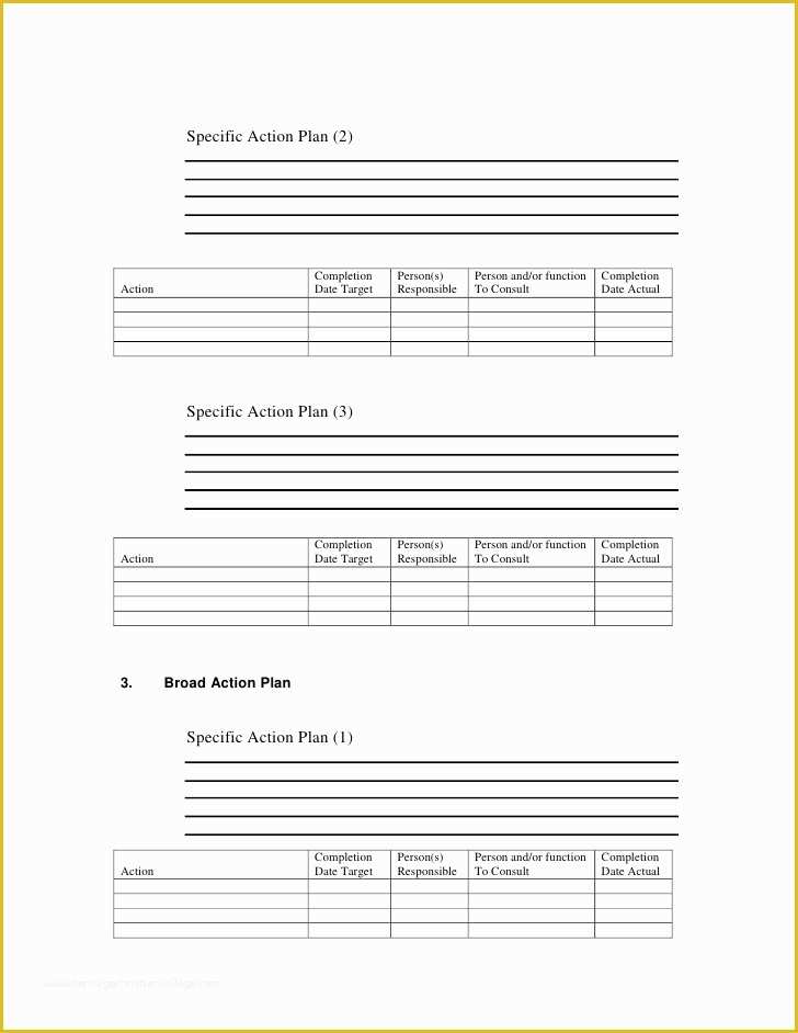 Key Account Plan Template Free Download Of Key Account Management Plan