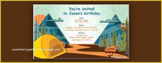 Lake Party Invitation Templates Free Of Outdoor Fun Free Online Invitations