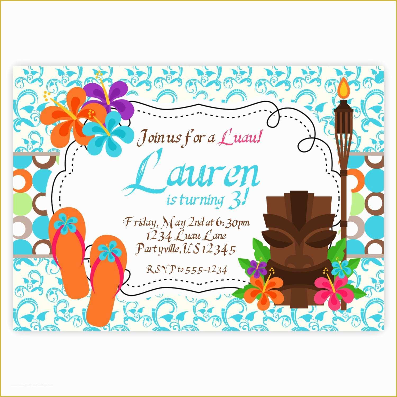 Lake Party Invitation Templates Free Of Tips Perfect Tropical Getaway Design with Luau