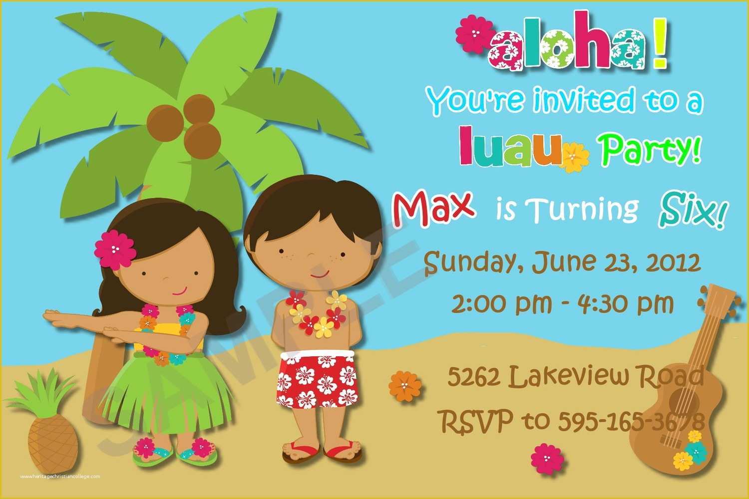 Lake Party Invitation Templates Free Of Tips Perfect Tropical Getaway Design with Luau