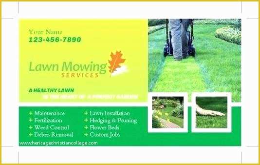 Lawn Care Business Card Templates Free Downloads Of Lawn Maintenance Business Cards Landscaping Care Mower