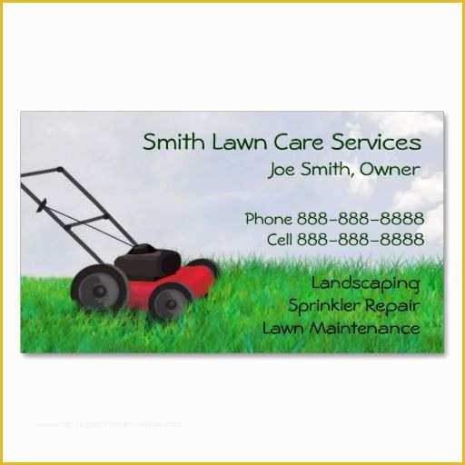 Lawn Care Business Card Templates Free Of 10 Images About Lawn Care Business Cards On Pinterest