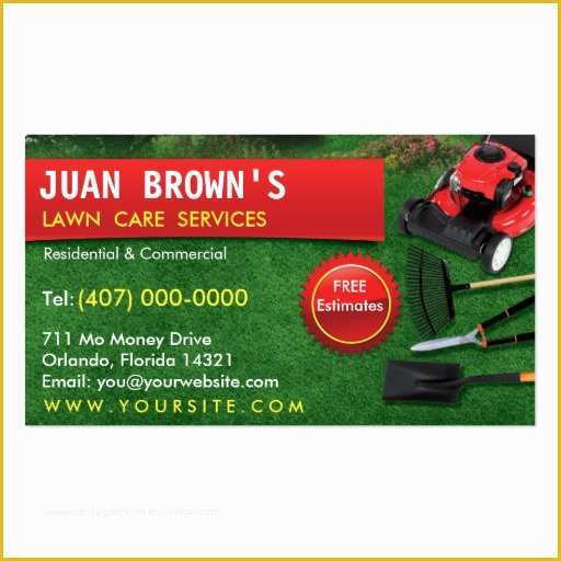 Lawn Care Business Card Templates Free Of Landscaping Lawn Care Mower Business Card Template