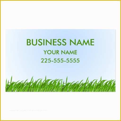 Lawn Care Business Card Templates Free Of Lawn Care Business Cards Templates