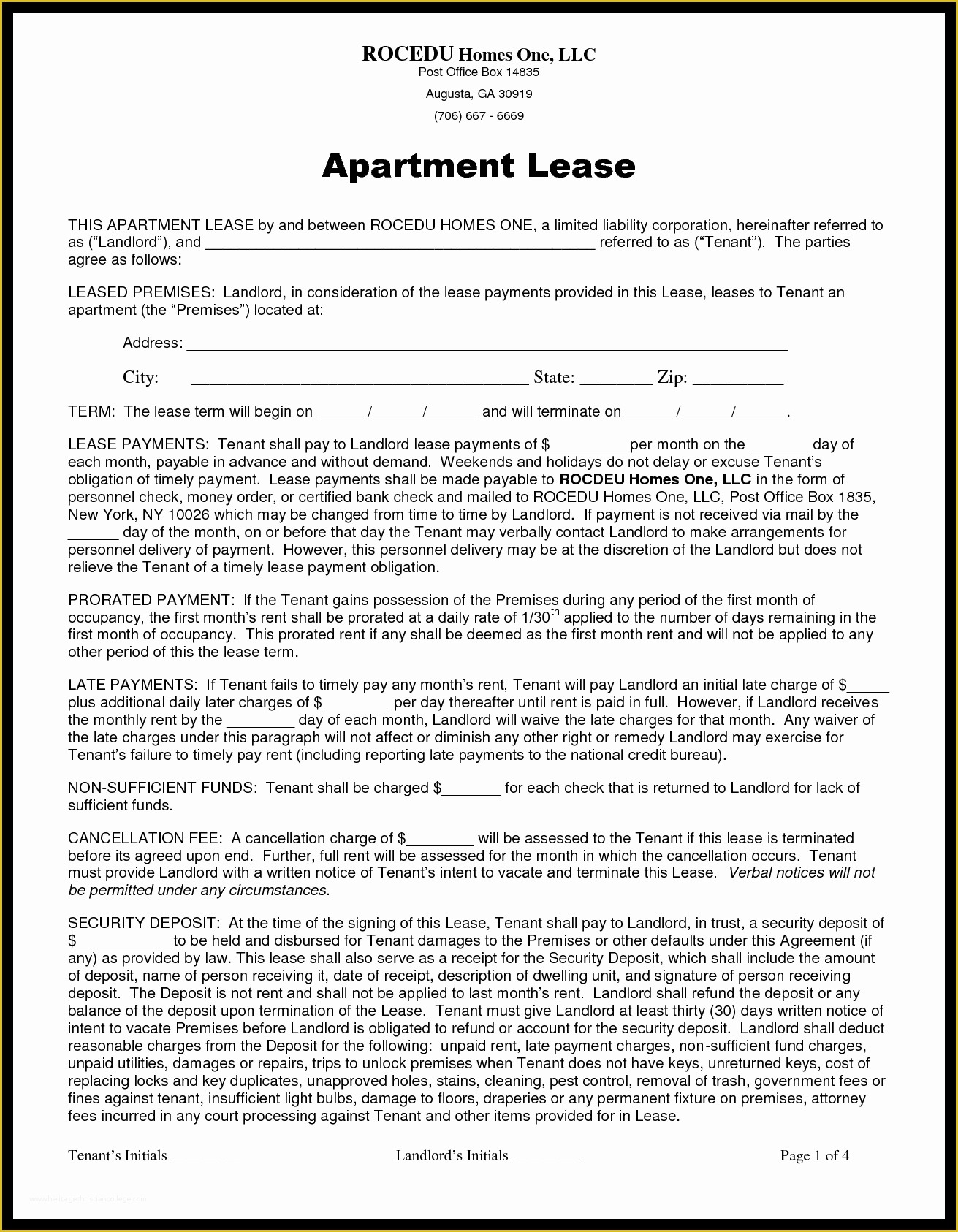 Lease Agreement Template Free Of Apartment Lease Agreement Free Printable Example Mughals