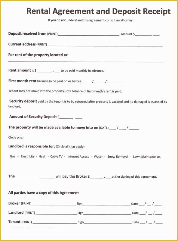 Lease Agreement Template Free Of Free Printable Rental Agreements