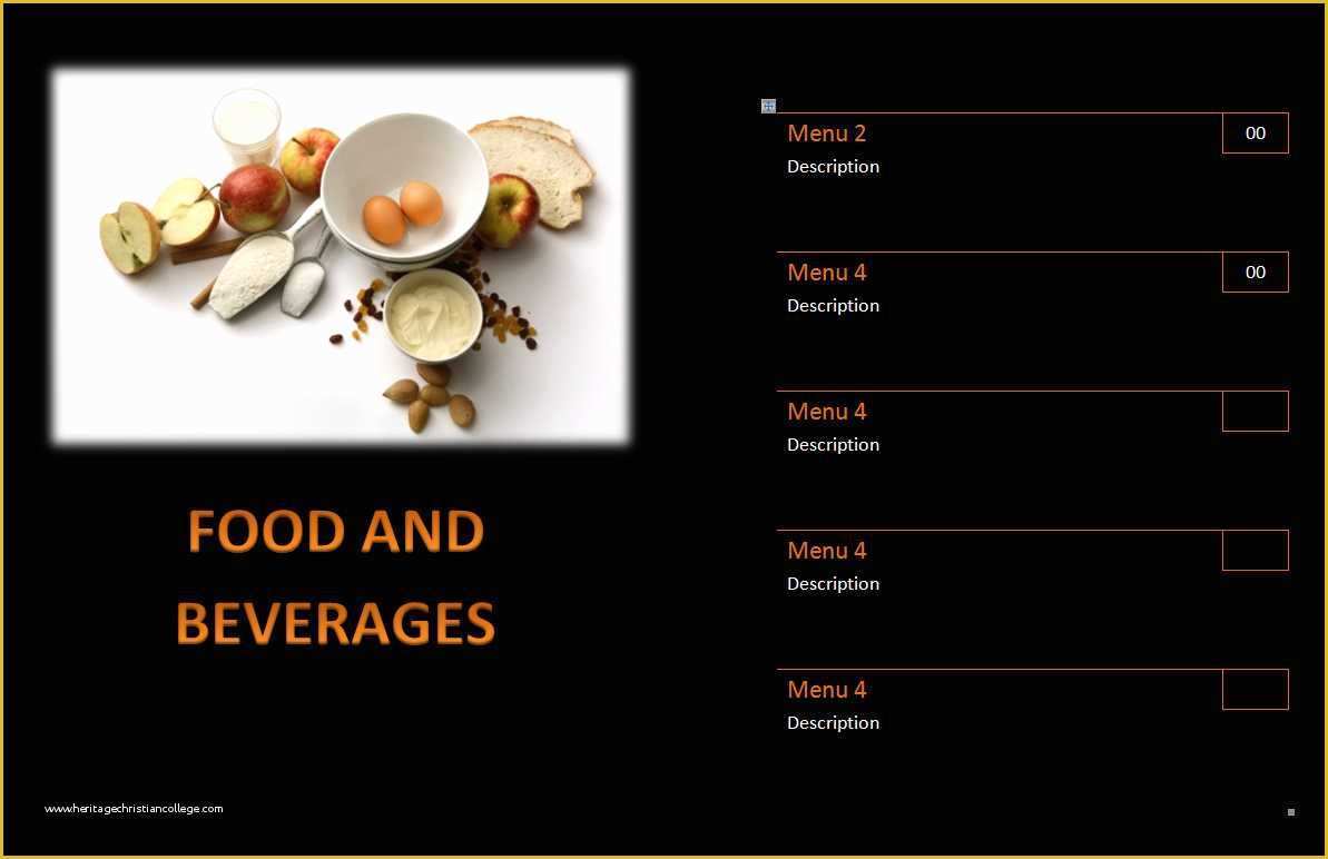 Left Side Menu Website Templates Free Download Of 15 Free Restaurant and Cafe Menu Templates for Word