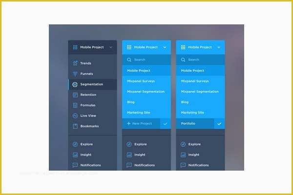 Left Side Menu Website Templates Free Download Of 19 Best Web Ui Menu Designs