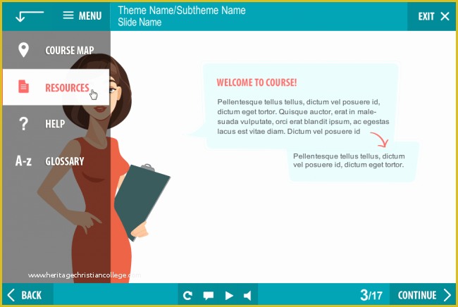 Left Side Menu Website Templates Free Download Of Download Elearning Templates for Articulate Storyline software