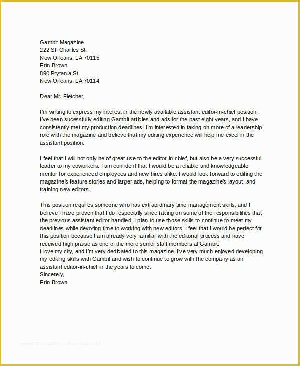 Letter Of Interest Template Free Of Letter Of Interest 12 Free Sample Example format