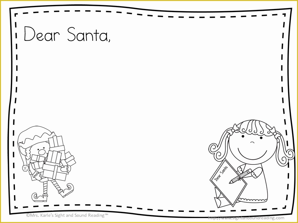 Letter to Santa Template Free Printable Of Santa Letter Free Cute Template to Write A Letter to Santa