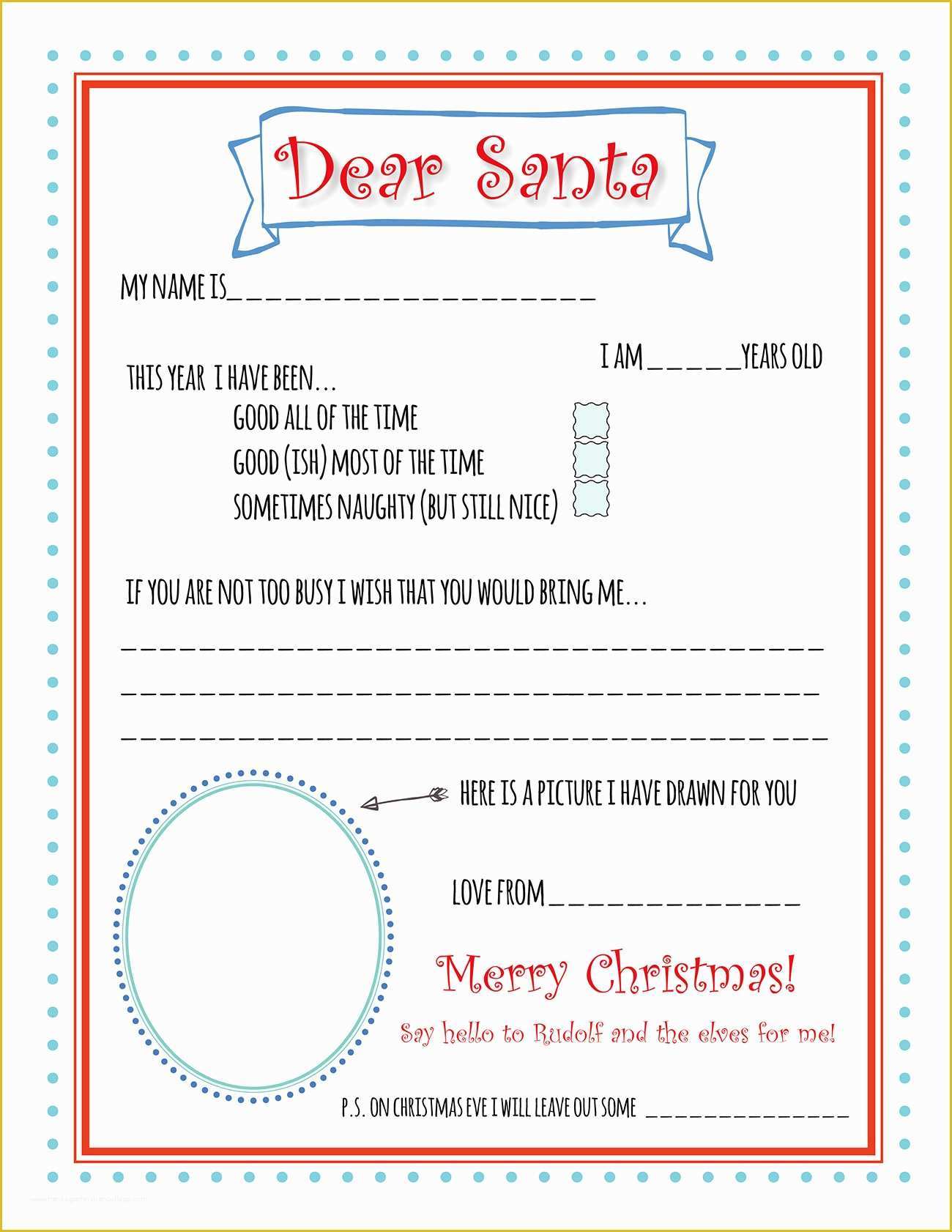 Letter To Santa Template Free Printable Of Santa Letter Printable letter-to-santa-template-free-printable-of-santa-letter-printable