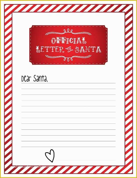 Letter to Santa Template Free Printable Of top 15 Best Blank Letters to Santa Free Printable