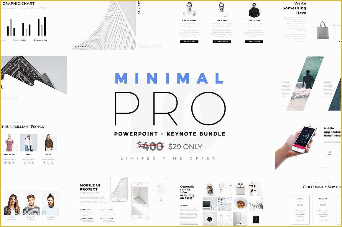 Lightroom Slideshow Templates Free Download Of Minimal Pro Presentations Bundle by Slidepro