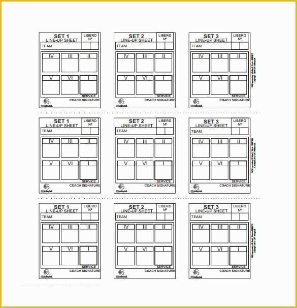 Line Sheet Template Free Of 10 Line Sheet Templates Free Sample Example format