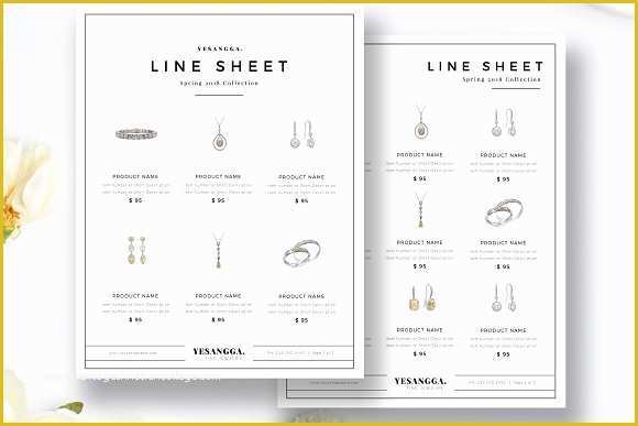 Line Sheet Template Free Of Line Sheet Template Retail Line Sheet Template Templates