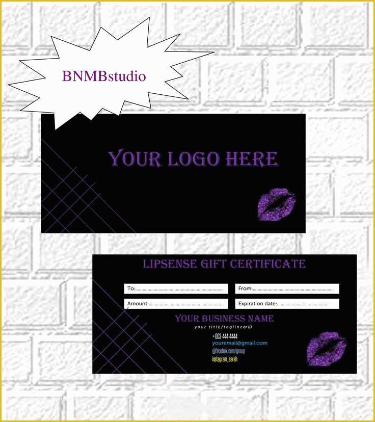 Lipsense Gift Certificate Template Free Of 25 Best Ideas About Printable Gift Certificates On