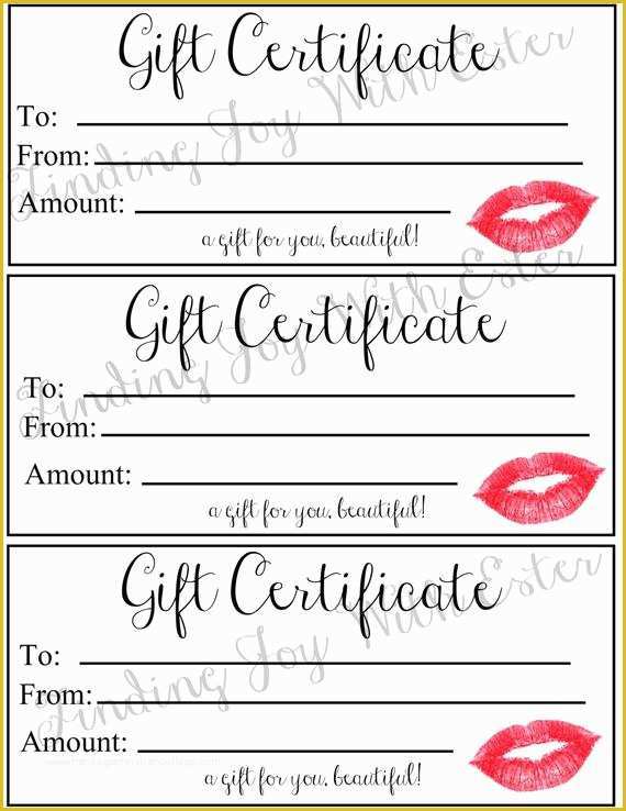 Lipsense Gift Certificate Template Free Of Lipsense Gift Certificate