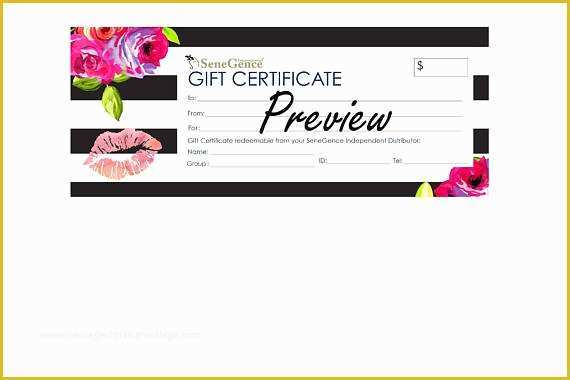 Lipsense Gift Certificate Template Free Of Lipsense Gift Certificate
