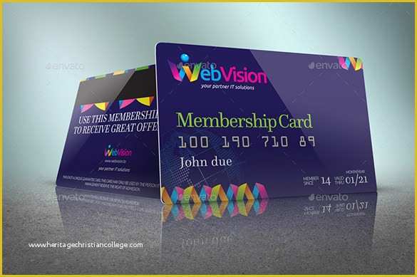 Loyalty Card Template Psd Free Of Debit Card Free Membership Card Template Corporate