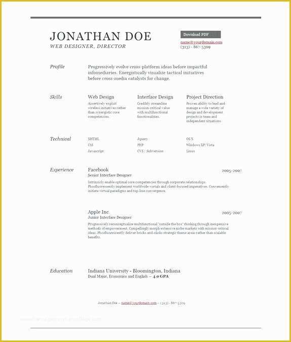 Mac Pages Templates Free Download Of E Page Resume Template Free 9 Templates Premium Download