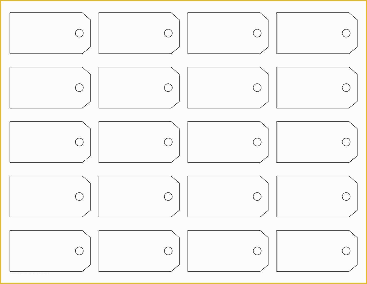 Make My Own Template Free Of 4 Free Tag Templates