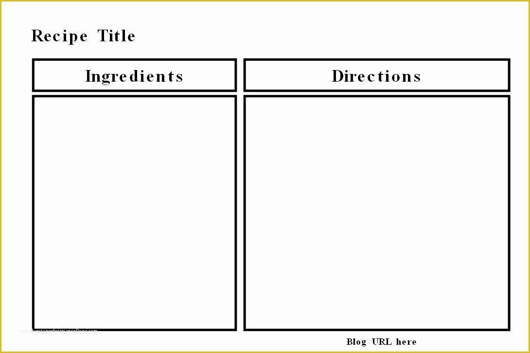 Make My Own Template Free Of How to Make Your Own Printable Recipe Card Beyer Beware