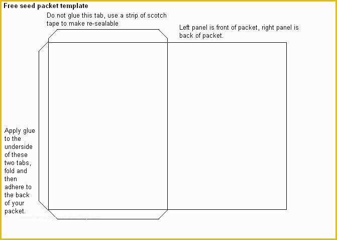 Make My Own Template Free Of [how to] Make Your Own Seed Packets Free Template